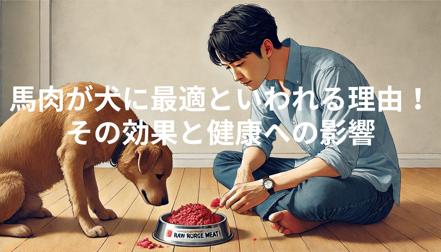 馬肉が犬に最適といわれる理由！その効果と健康への影響