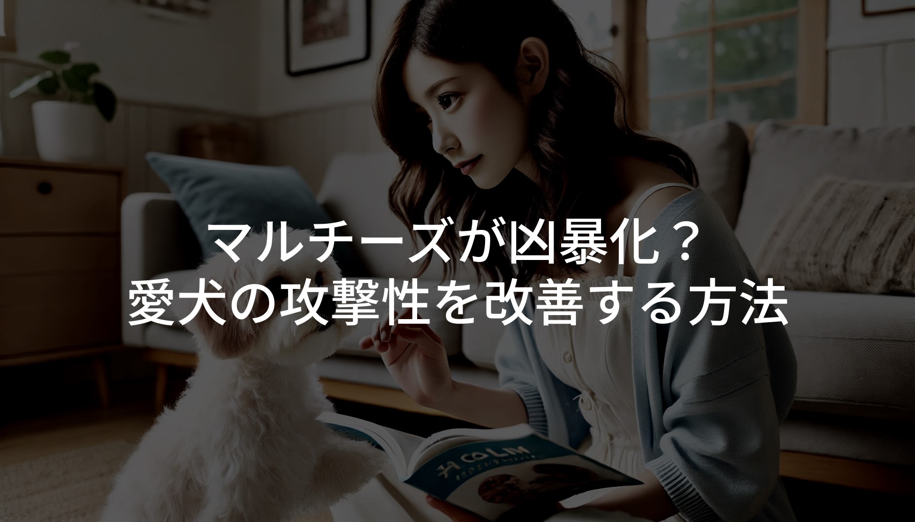 マルチーズが凶暴化？愛犬の攻撃性を改善する方法